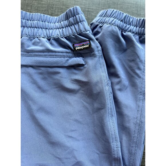 Patagonia Kids 10 Large Drawstring Jogger Pants Blue Pocket Elastic Waist - Picture 6 of 13